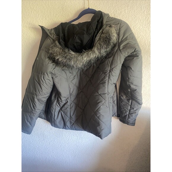 Colombia simply snowy down puffer jacket outdoor winter jacket cozy M Gray Fur - Picture 9 of 9